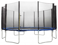 Батут DFC Trampoline Fitness 16ft наружн.сетка, синий (488см)